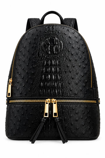 Navy blue croc bag